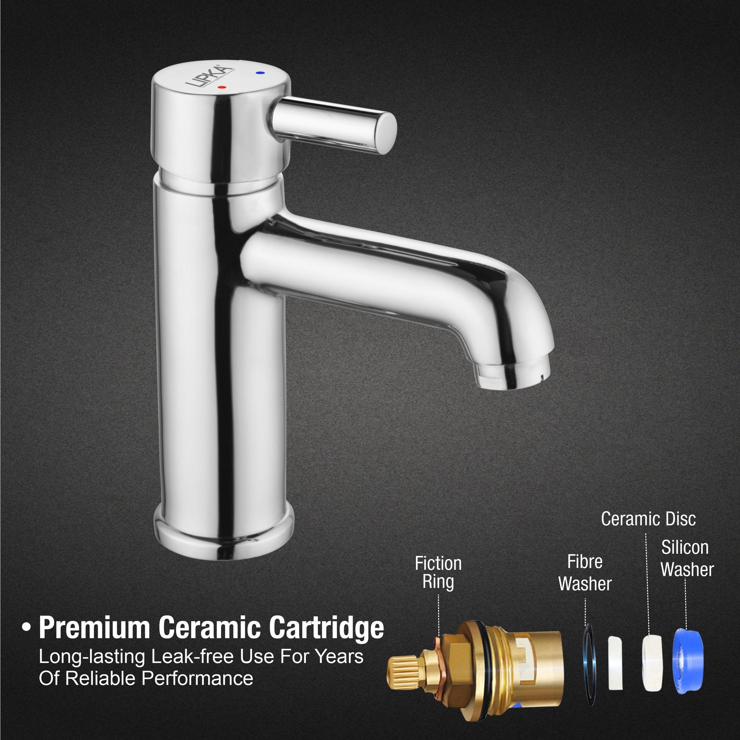 Kyron Single Lever Basin Mixer Brass Faucet - LIPKA - Lipka Home