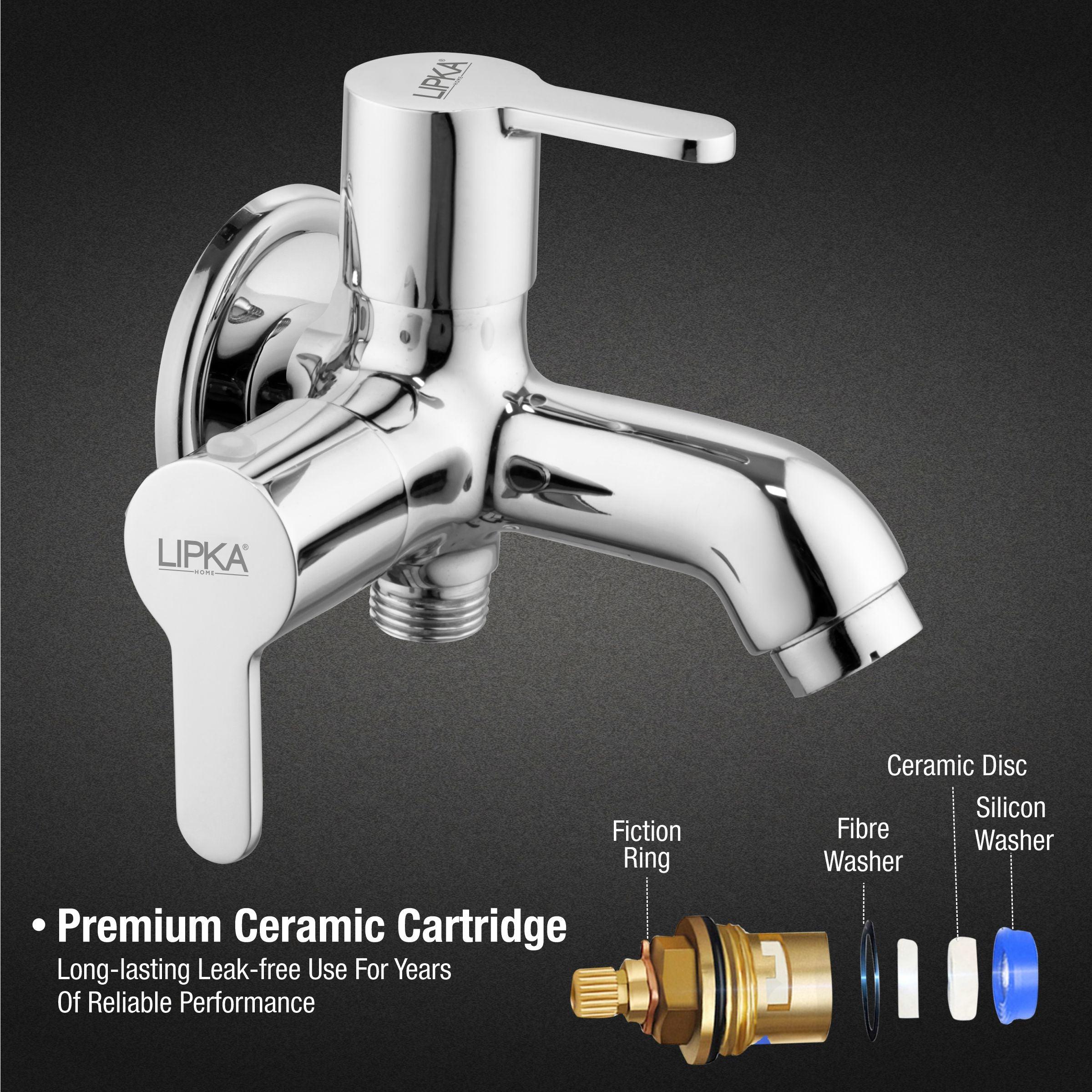 Fusion Two Way Bib Tap Faucet (Double Handle) - LIPKA - Lipka Home