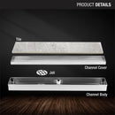 Tile Insert Shower Drain Channel (12 x 2 Inches) - LIPKA - Lipka Home