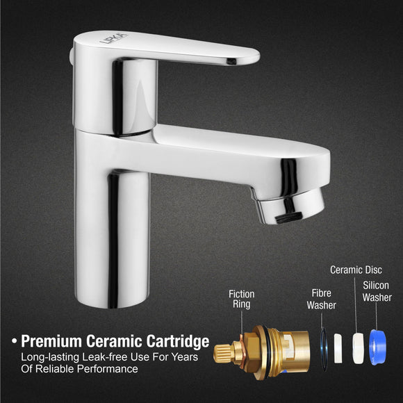 Virgo Pillar Tap Brass Faucet - LIPKA - Lipka Home