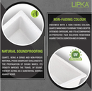 Crystal White Quartz Single Bowl Kitchen Sink (24 x 18 x 9 Inches) - LIPKA - Lipka Home