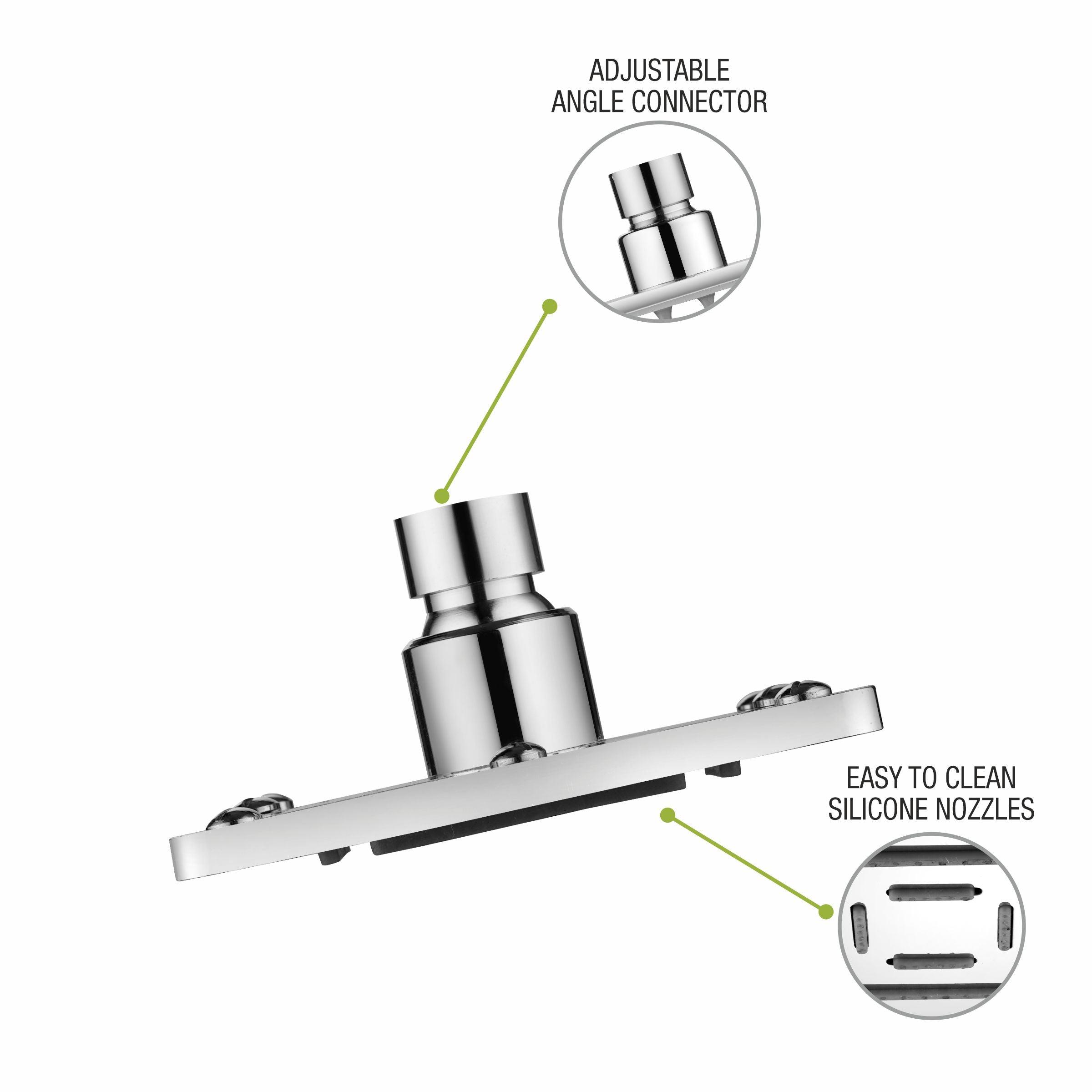 Maze 304-Grade Overhead Rain Shower (4 x 4 Inches) features