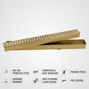 Palo Shower Drain Channel - Yellow Gold (18 x 2 Inches) - LIPKA - Lipka Home