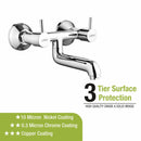 Kyron Wall MIxer Brass Faucet - LIPKA - Lipka Home
