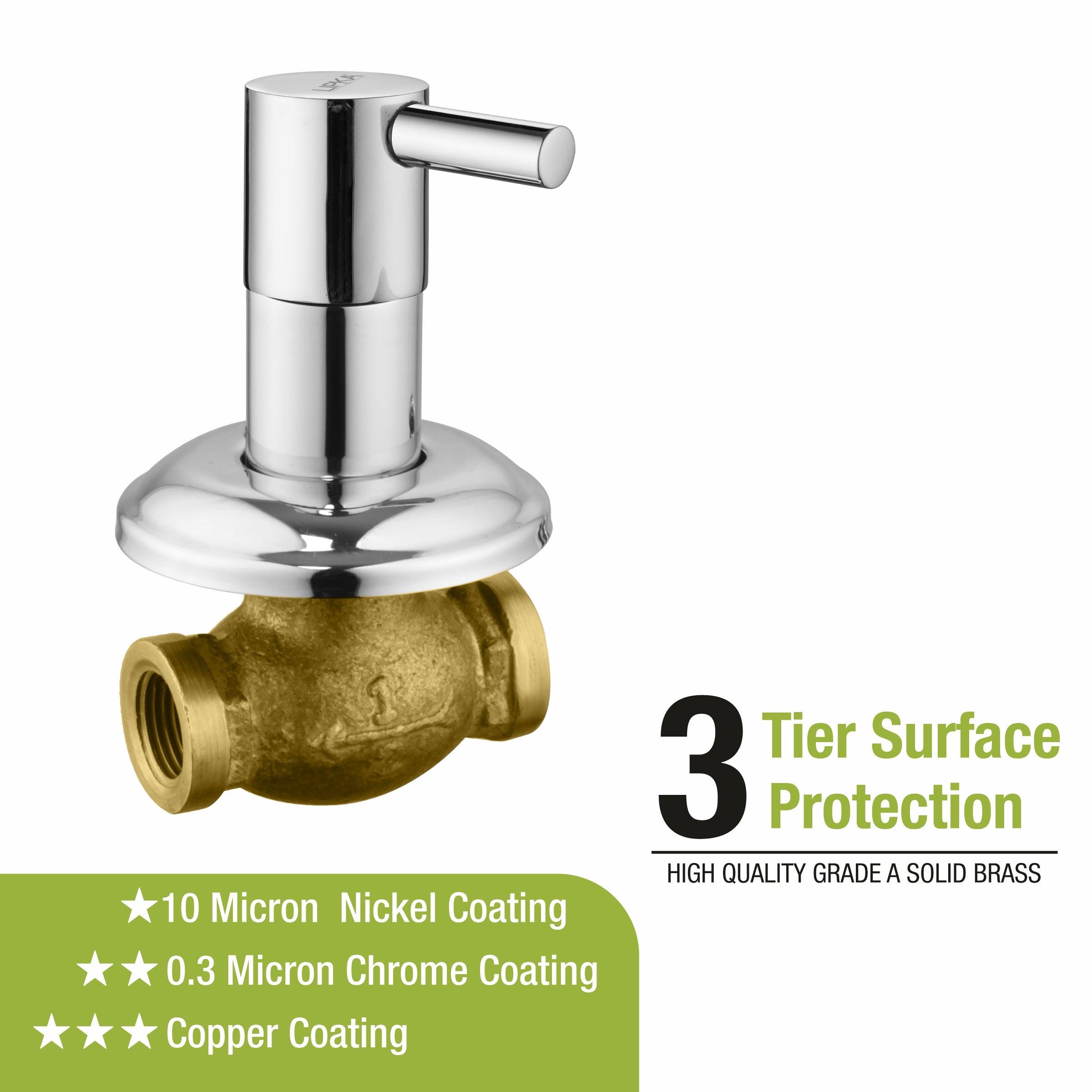 Kyron Concealed Stop Valve (15mm) Brass Faucet coating