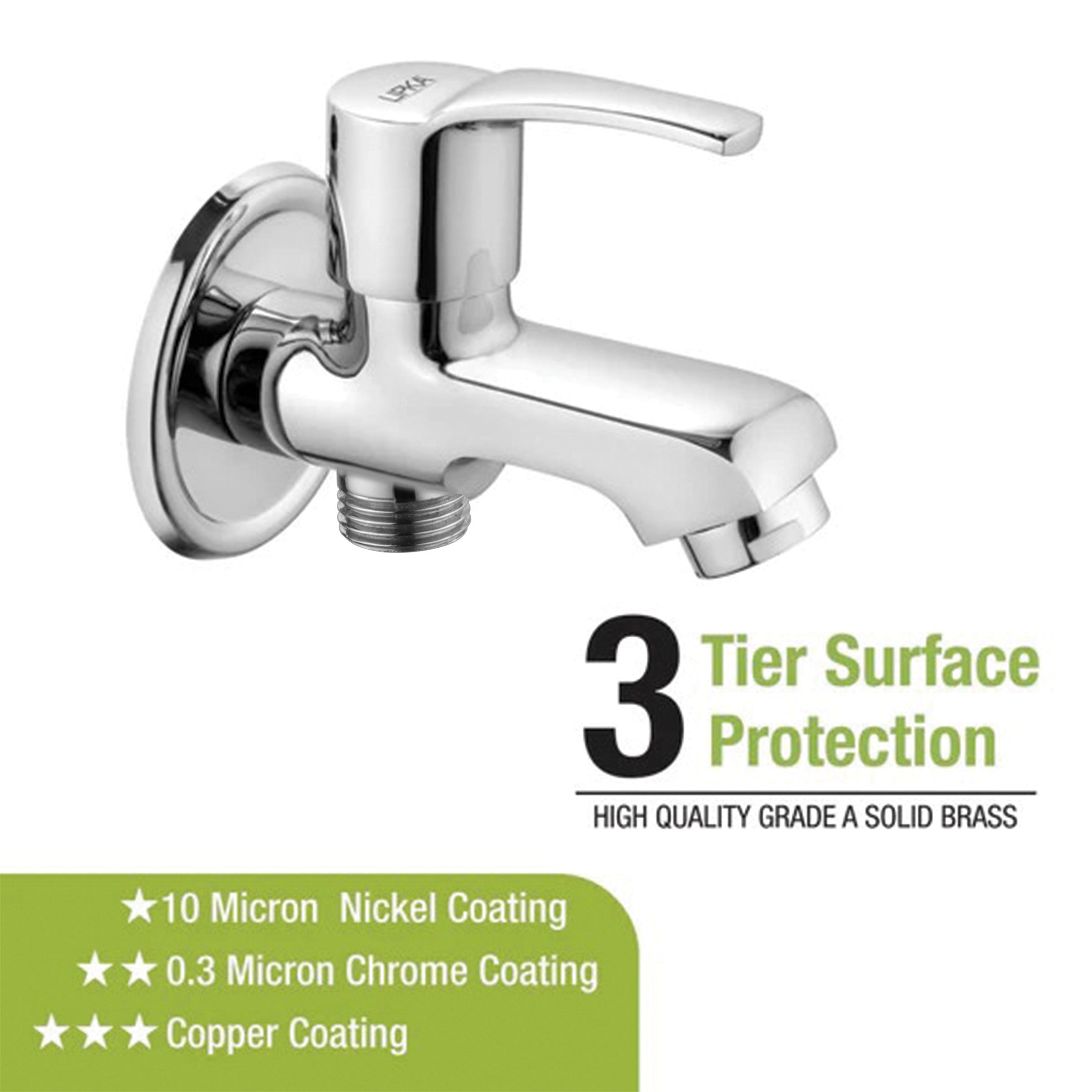 Coral Bib Tap Two Way Brass Faucet - LIPKA