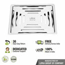 Green Exclusive Square Flat Cut Floor Drain (5 x 5 Inches) - LIPKA - Lipka Home