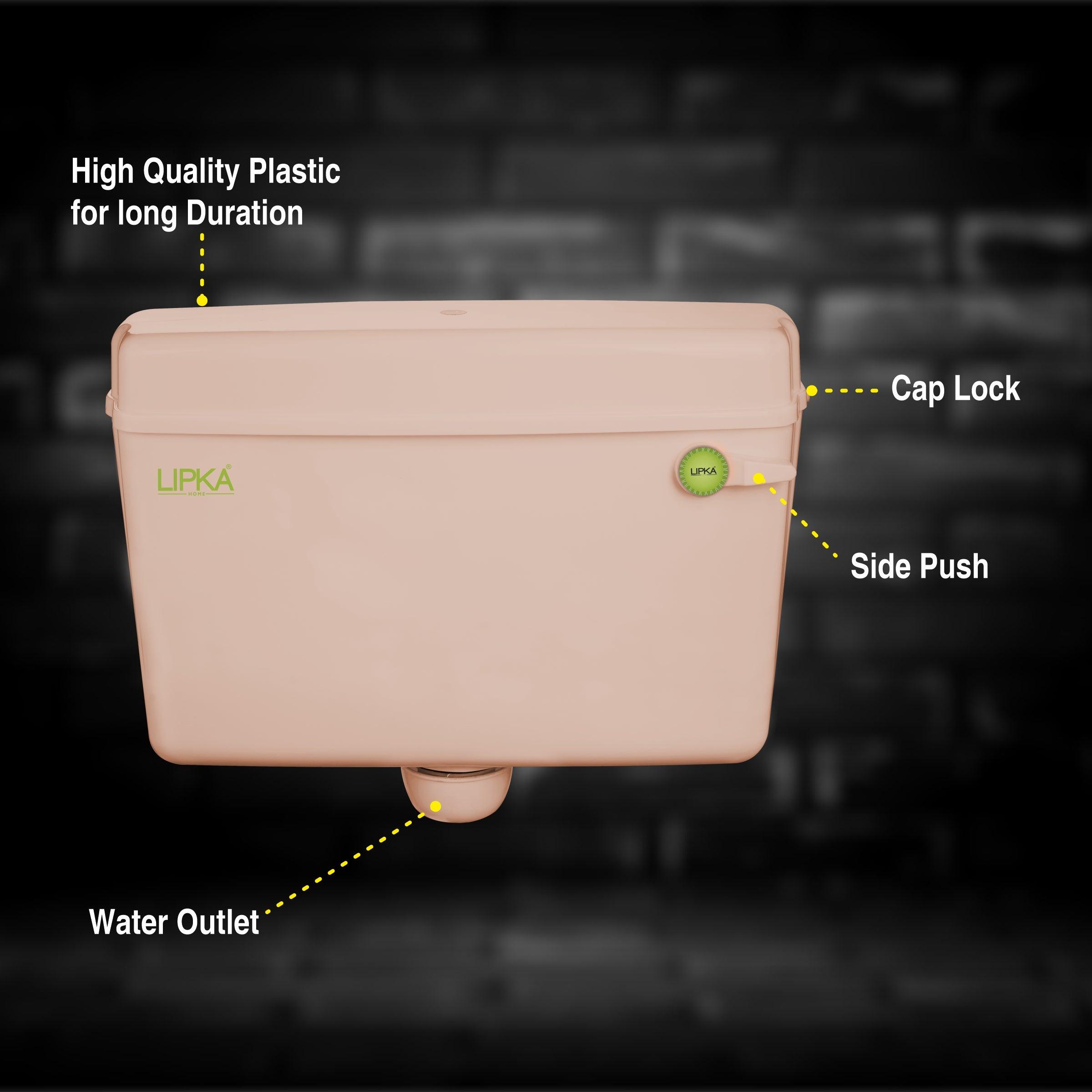 Round Flushing Cistern/ Flush Tank (Pink) - LIPKA - Lipka Home