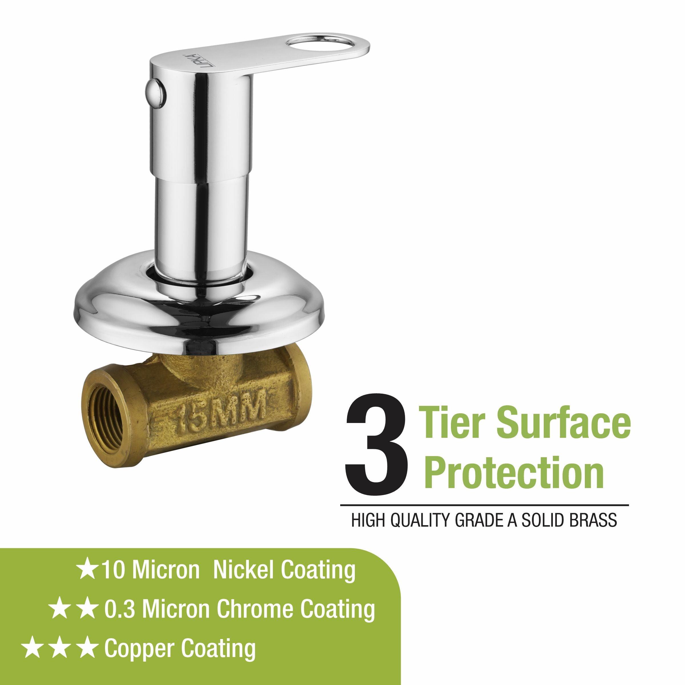 Orbiter Concealed Stop Valve (15mm) Brass Faucet - LIPKA - Lipka Home