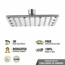 Sandwich 304-Grade Overhead Rain Shower (4 x 4 Inches) - LIPKA - Lipka Home