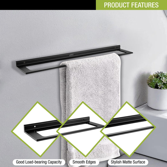 Fire Towel Rod 24” (Space Aluminium) - LIPKA - Lipka Home