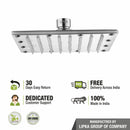 Sandwich 304-Grade Overhead Rain Shower (12 x 12 Inches) - LIPKA - Lipka Home