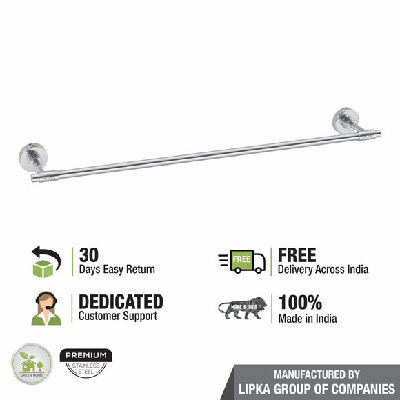 Lunar Towel Rod (24 Inches) - LIPKA - Lipka Home