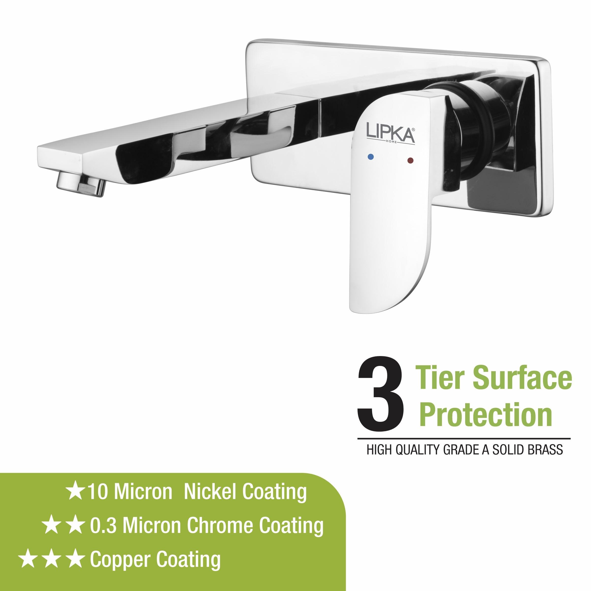 Arise Single Lever Wall Mount Basin Mixer Faucet - LIPKA - Lipka Home