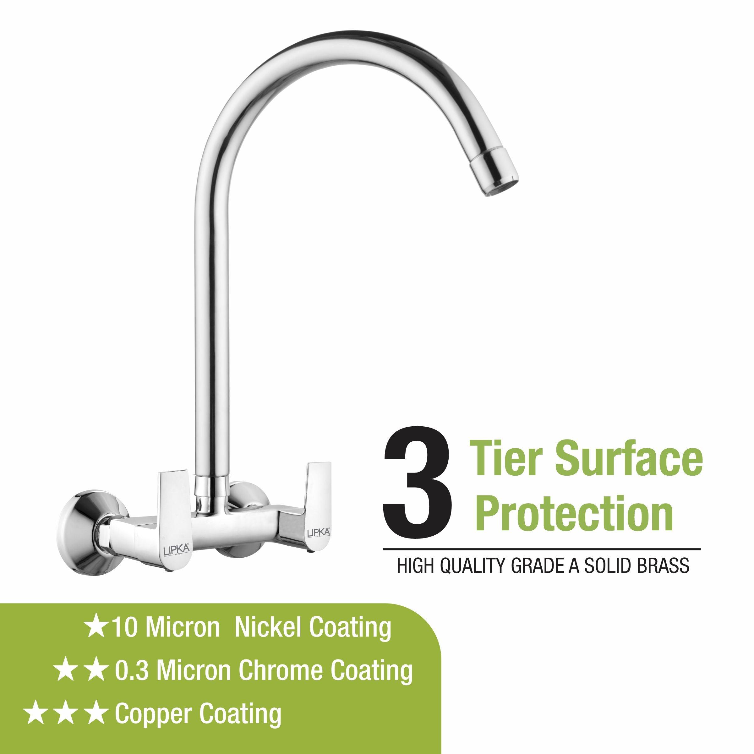 Victory Sink Mixer with Large (20 Inches) Round Swivel Spout Faucet - LIPKA - Lipka Home