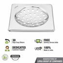UNO Square Floor Drain (5 x 5 Inches) - LIPKA - Lipka Home