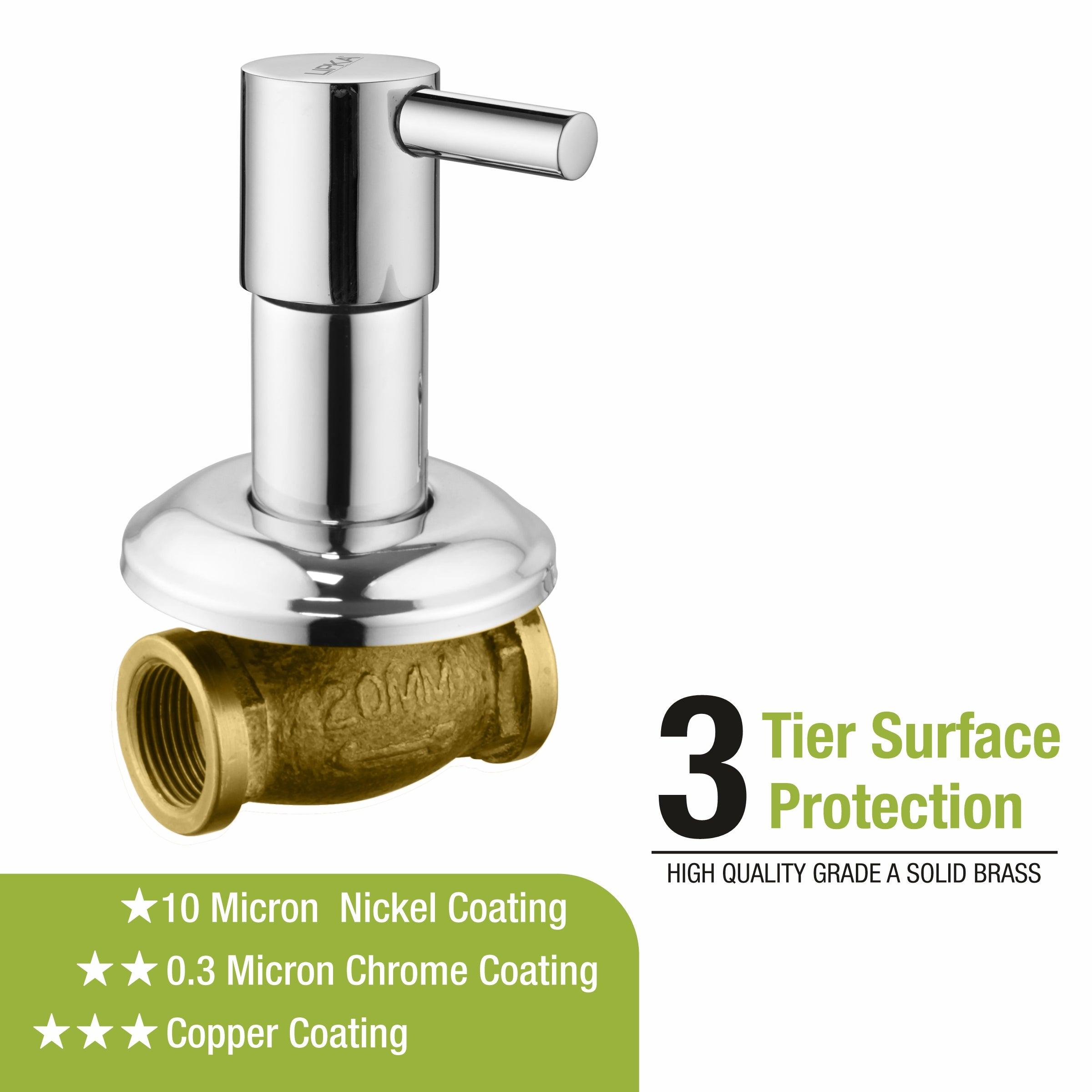 Kyron Concealed Stop Valve (20mm) Brass Faucet - LIPKA - Lipka Home