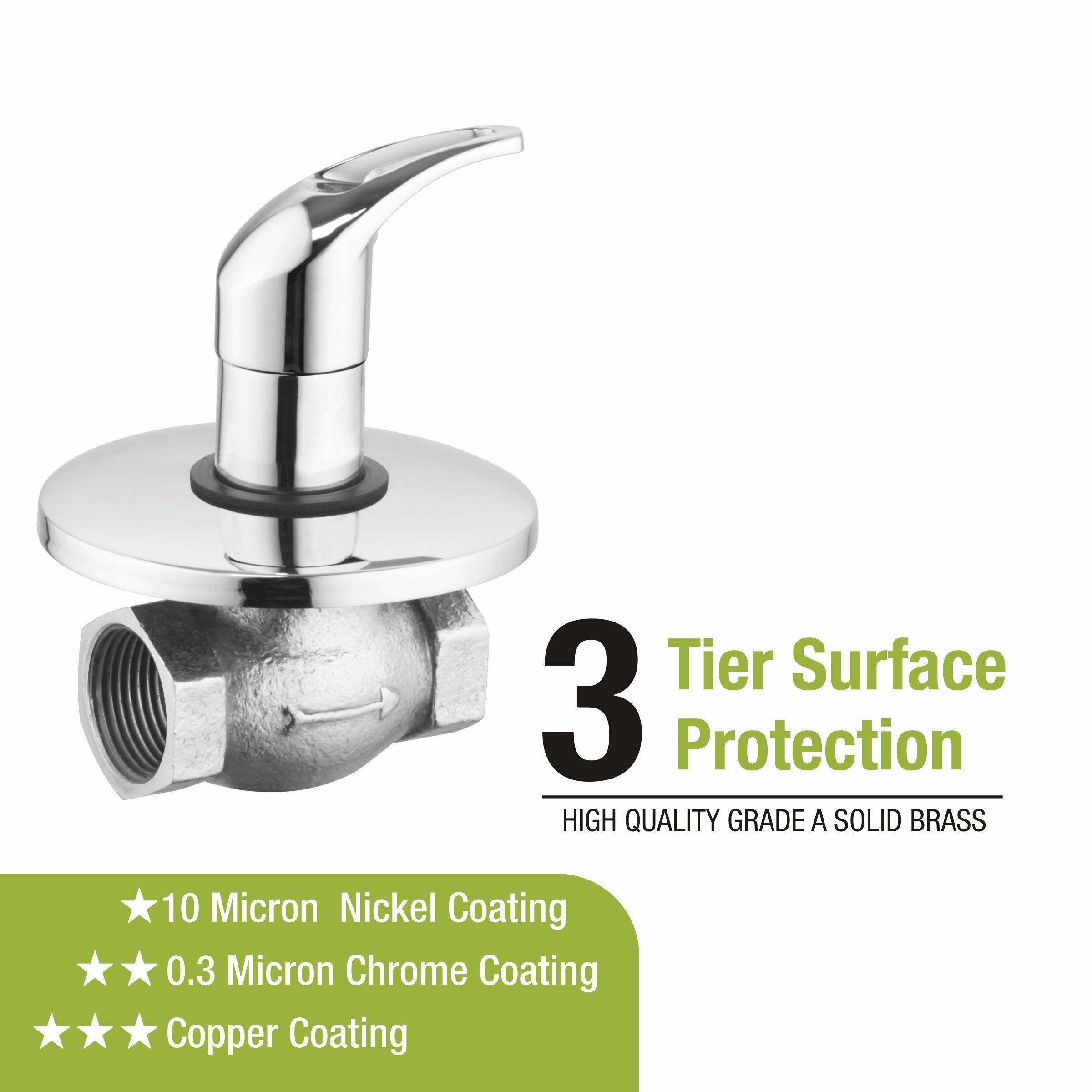 Pixel Flush Cock 25mm Brass Faucet - LIPKA - Lipka Home