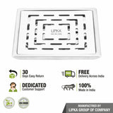 Orange Exclusive Square Floor Drain (6 x 6 Inches) - LIPKA