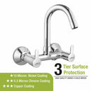 Fusion Sink Mixer Brass Faucet with Round Swivel Spout (12 Inches) - LIPKA - Lipka Home