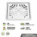 Purple Exclusive Square Flat Cut Floor Drain(6 x 6 Inches) - LIPKA - Lipka Home