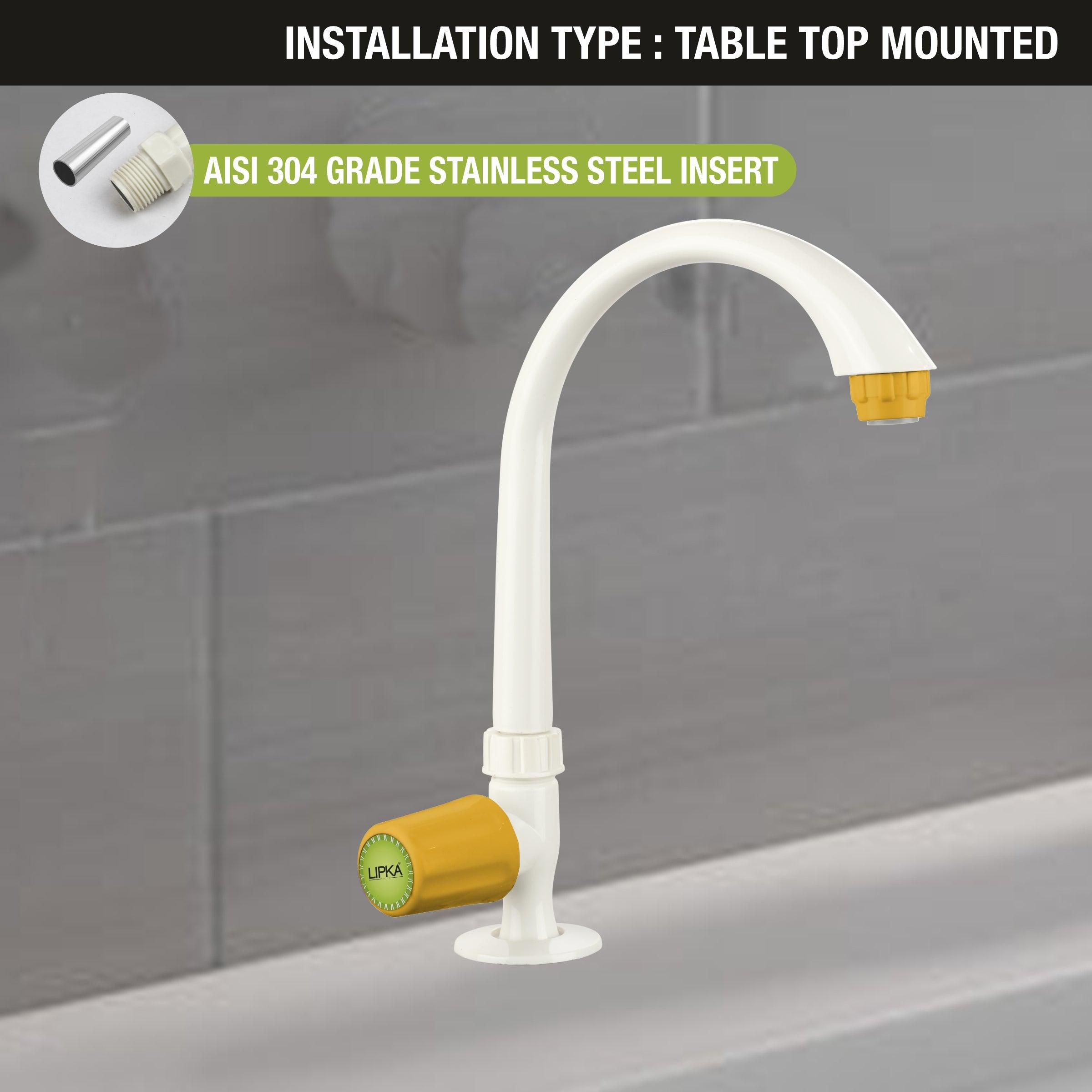 Grand PTMT Swan Neck Faucet - LIPKA - Lipka Home