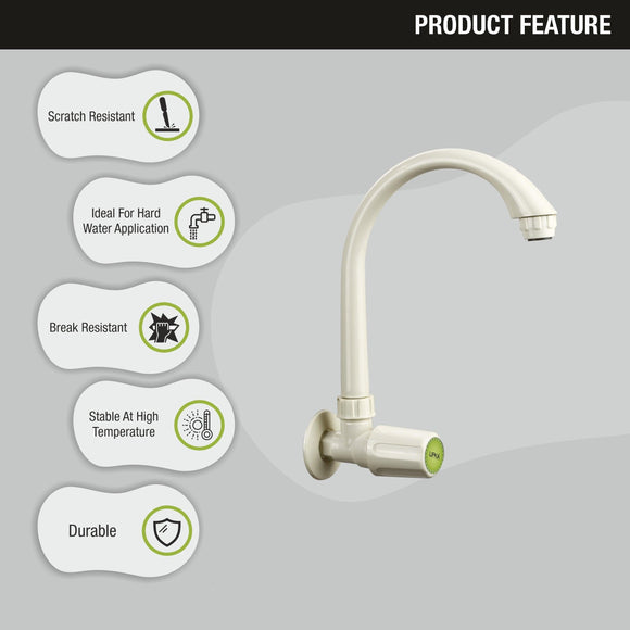 Royal Sink Tap with Swivel Spout PTMT Faucet- LIPKA - Lipka Home