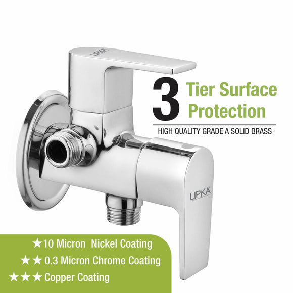 Victory Angle Valve Two Way Double Handle Brass Faucet - LIPKA - Lipka Home