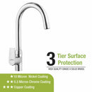 Victory Swan Neck with Medium (15 Inches) Round Swivel Spout Faucet - LIPKA - Lipka Home