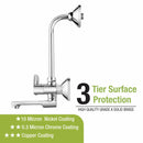 Kube Wall Mixer Brass Faucet with L Bend - LIPKA - Lipka Home