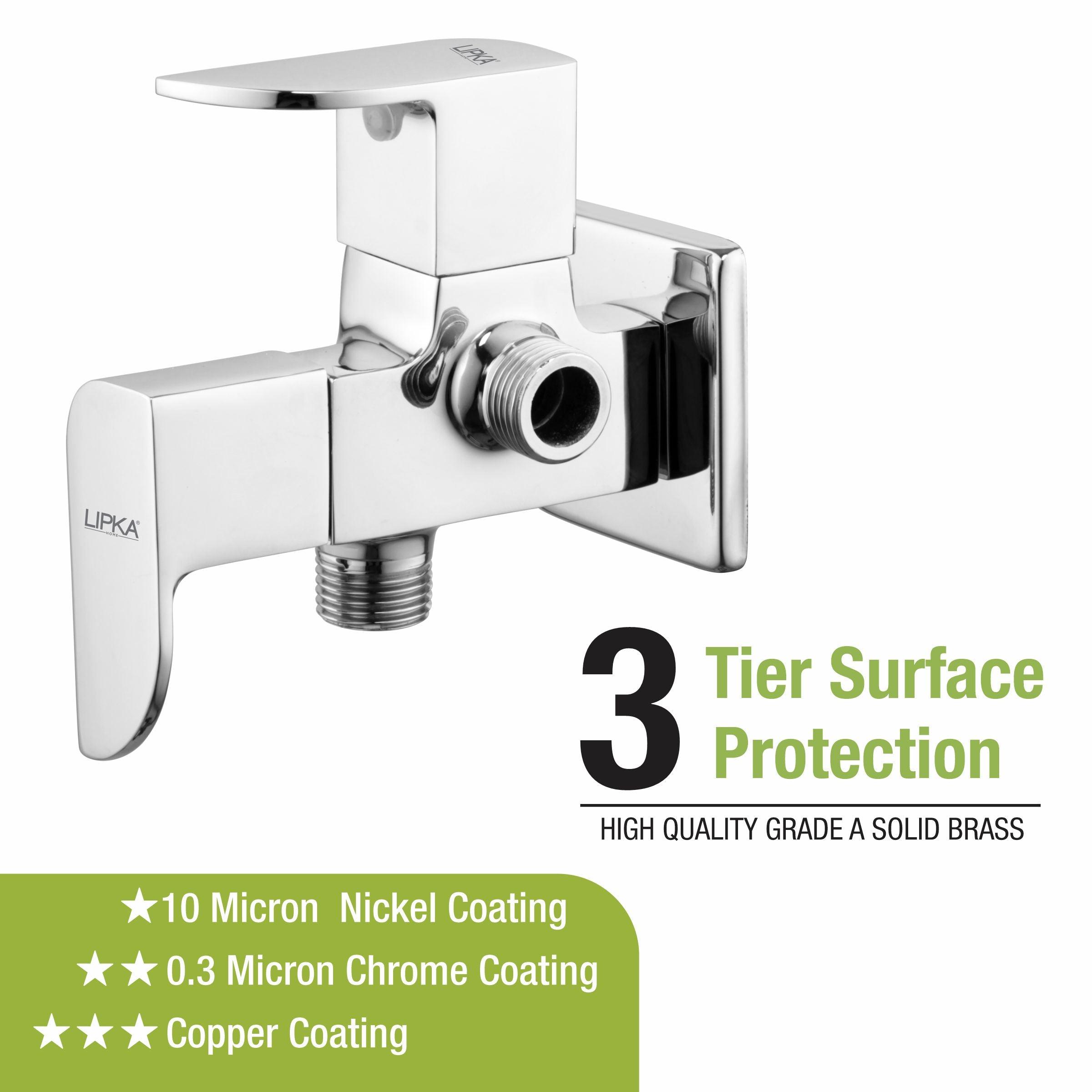 Arise Angle Valve Two Way Double Handle Brass Faucet - LIPKA - Lipka Home