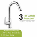 Virgo Swan Neck with Small (12 Inches) Round Swivel Spout Faucet - LIPKA - Lipka Home