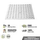 Palo Commercial 304-Grade Floor Drain (10 x 10 Inches) - LIPKA-4