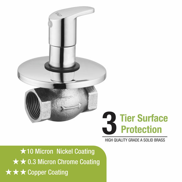 Apple Flush Cock 25mm Brass Faucet - LIPKA - Lipka Home