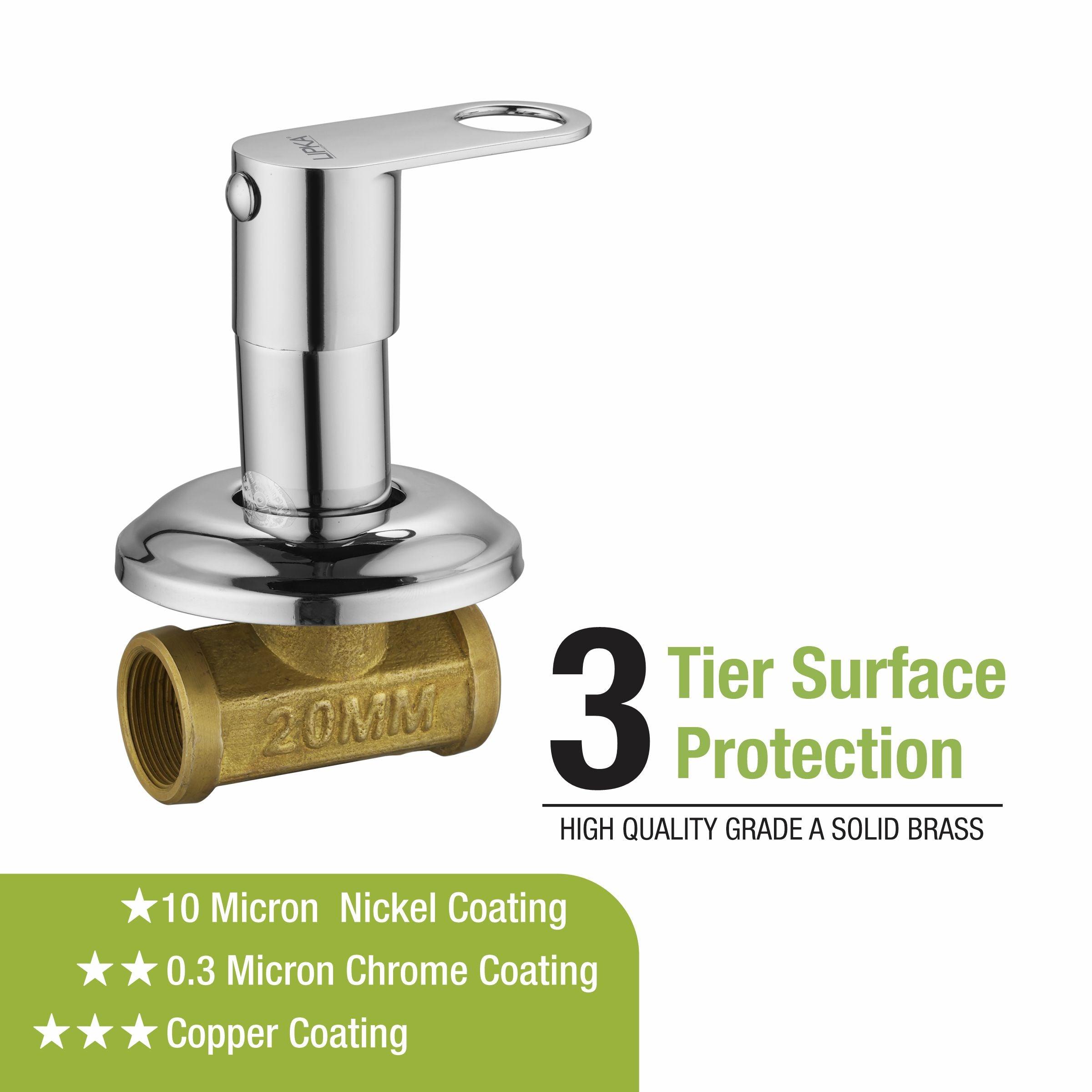 Orbiter Concealed Stop Valve (20mm) Brass Faucet - LIPKA - Lipka Home