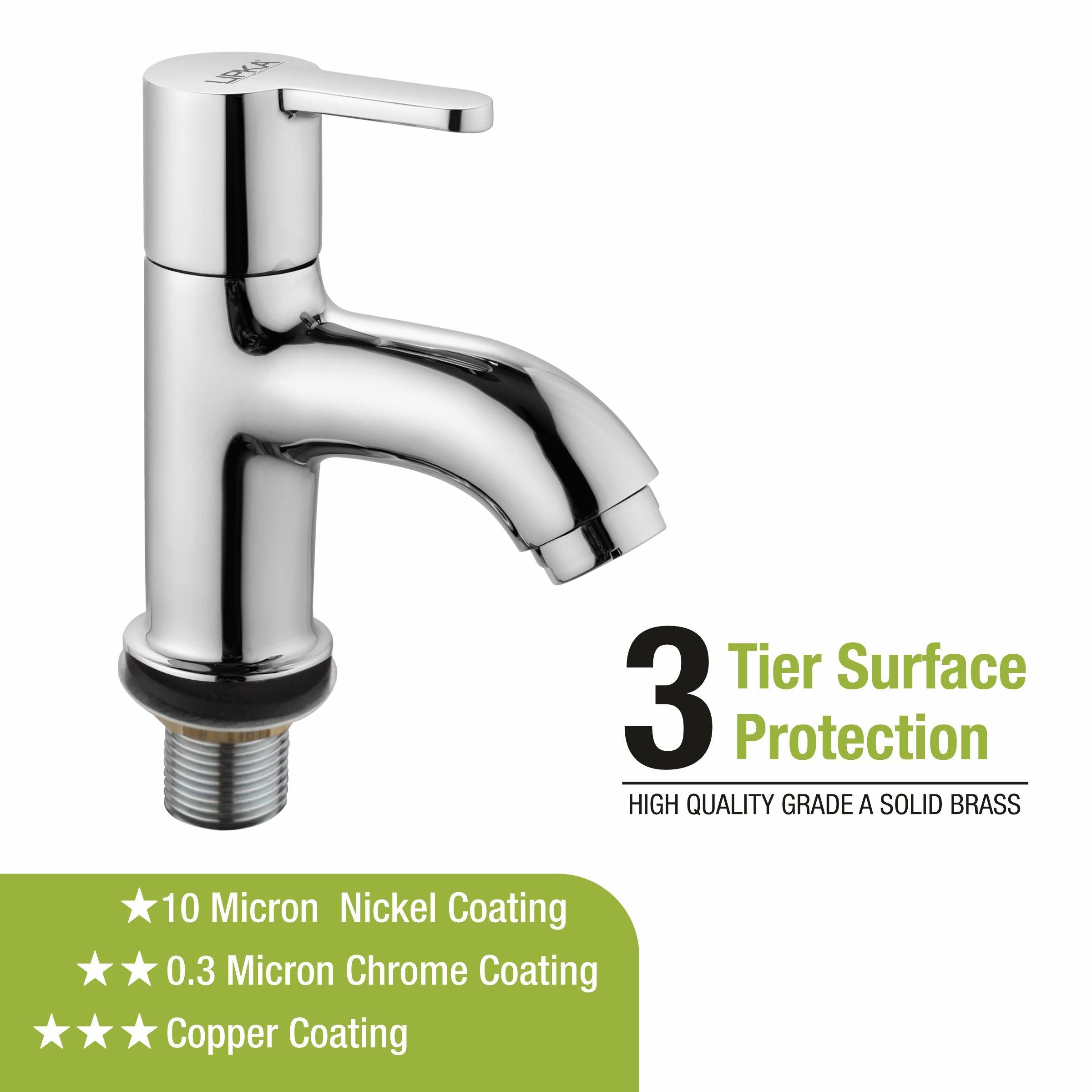 Fusion Pillar Tap Brass Faucet - LIPKA - Lipka Home