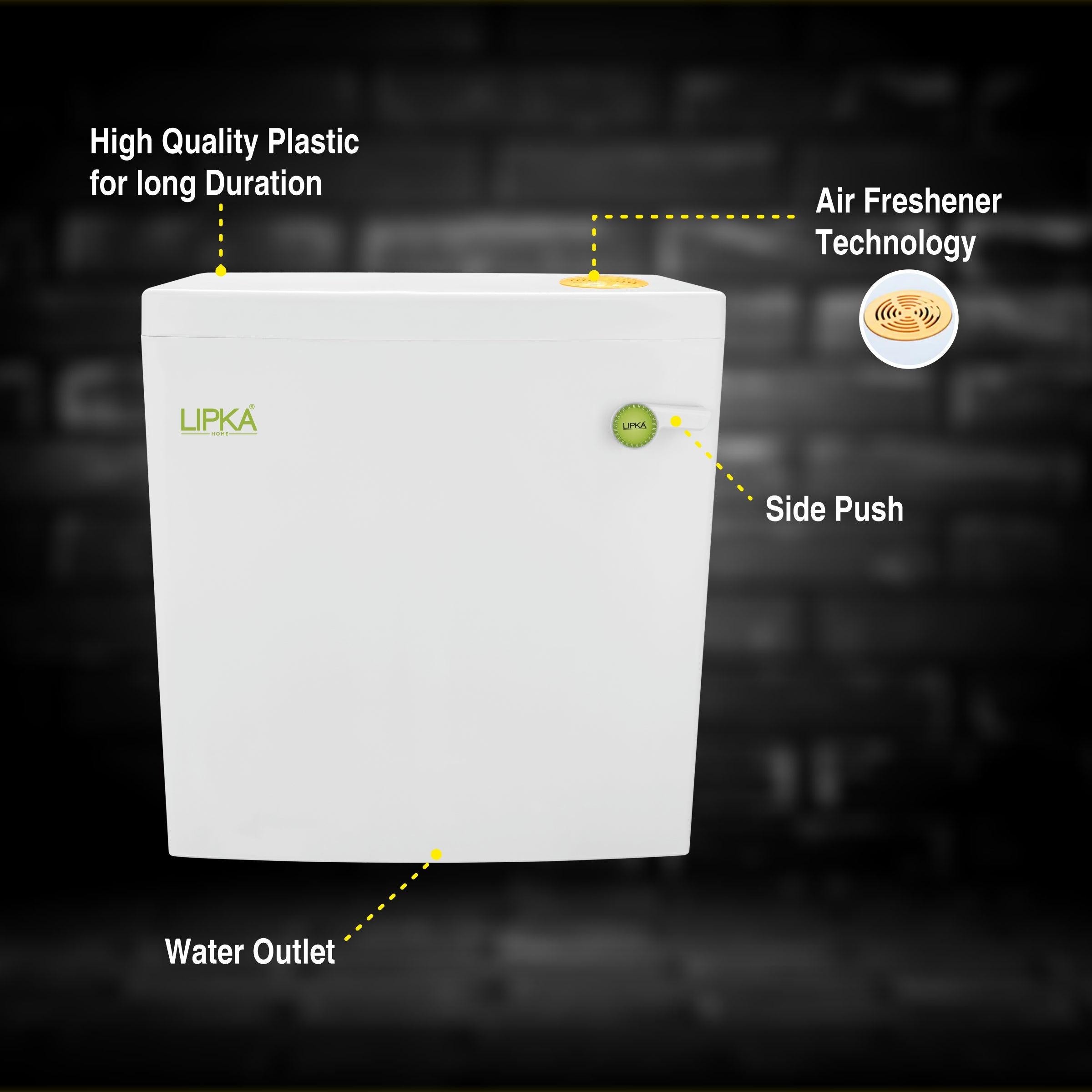 Square Flushing Cistern/ Flush Tank (White) - LIPKA - Lipka Home