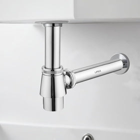 ECO Brass Bottle Trap CP (12 Inches) - LIPKA - Lipka Home