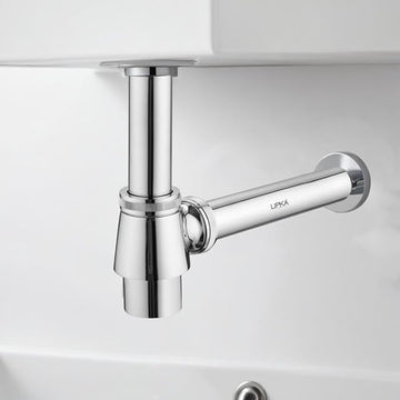 ECO Brass Bottle Trap CP (12 Inches) - LIPKA - Lipka Home