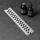 Wave Shower Drain Channel (18 x 3 Inches) - LIPKA - Lipka Home