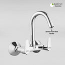 Virgo Sink Mixer Brass Faucet with Round Swivel Spout (12 Inches) - LIPKA - Lipka Home