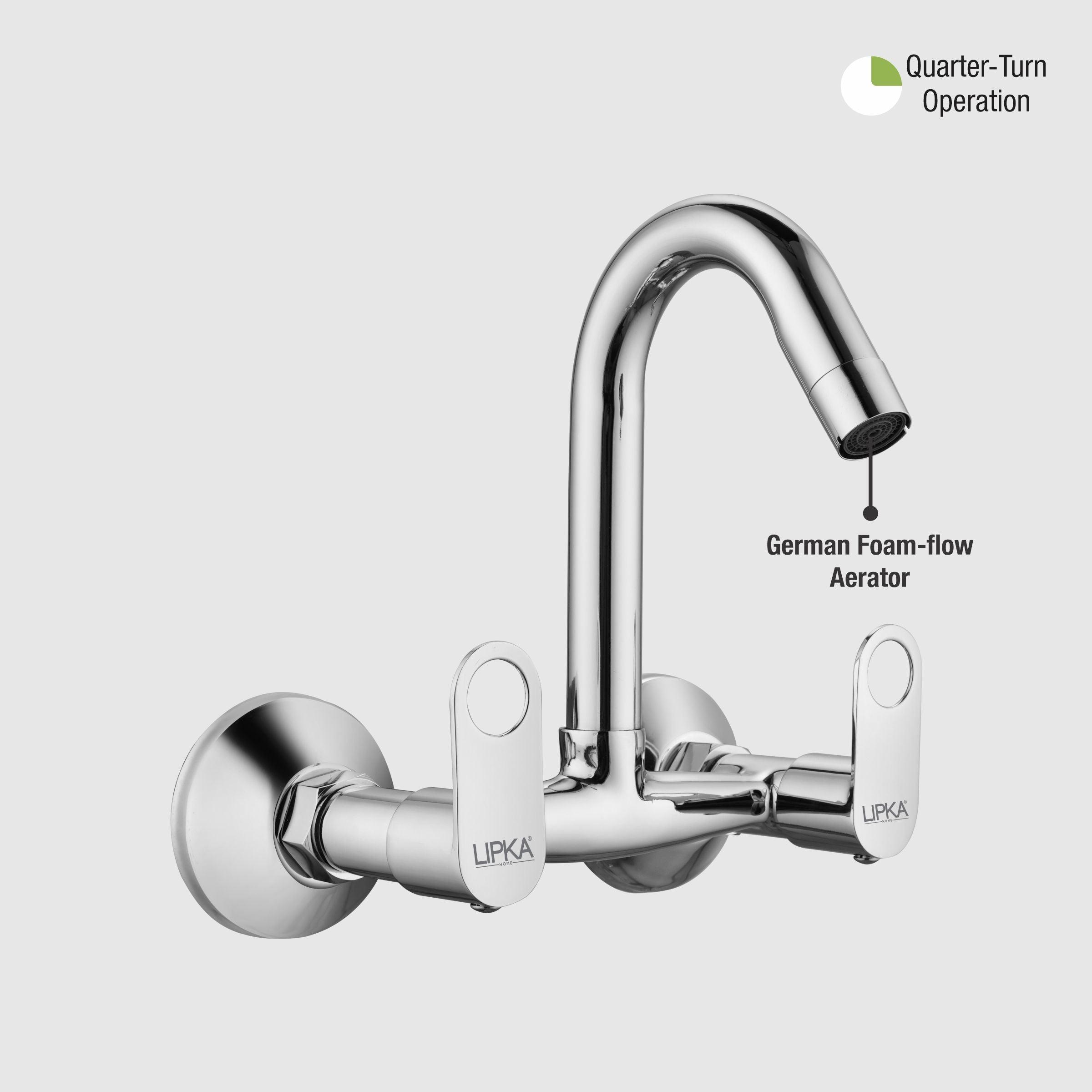 Orbiter Sink Mixer Brass Faucet with Swivel Spout Faucet - LIPKA - Lipka Home
