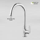 Virgo Swan Neck with Medium (15 Inches) Round Swivel Spout Faucet - LIPKA - Lipka Home