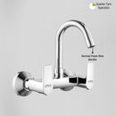 Victory Sink Mixer Brass Faucet with Round Swivel Spout (12 Inches) - LIPKA - Lipka Home