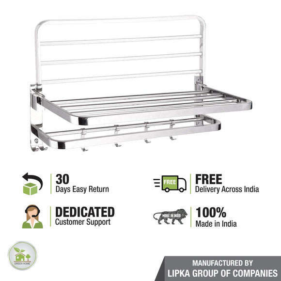 Dual Foldable Towel Rack (24 Inches) - LIPKA - Lipka Home