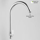 Victory Swan Neck with Large (20 Inches) Round Swivel Spout Faucet - LIPKA - Lipka Home