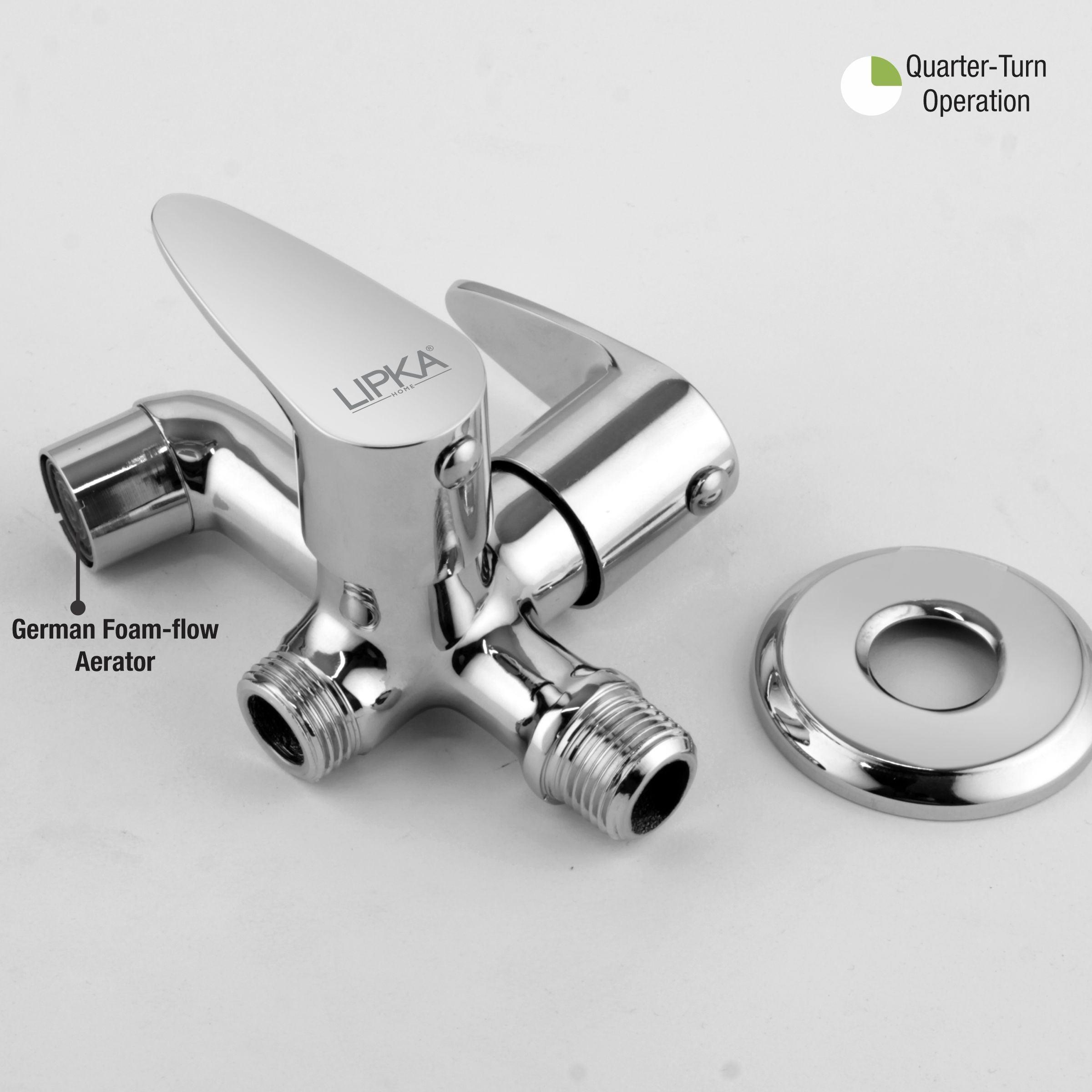 Lava Two Way Bib Tap Brass Faucet (Double Handle) - LIPKA - Lipka Home