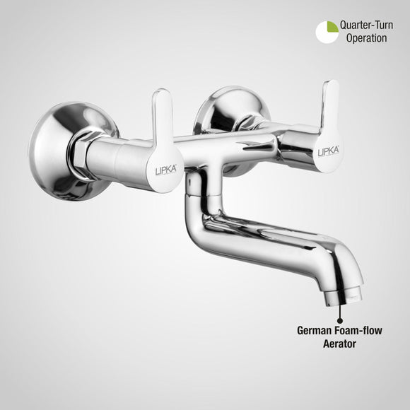 Fusion Wall Mixer Brass Faucet - LIPKA - Lipka Home