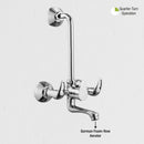 Pixel Wall Mixer with L Bend Faucet - LIPKA - Lipka Home