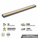 Marble Insert Shower Drain Channel - Black (32 x 2 Inches) - LIPKA - Lipka Home